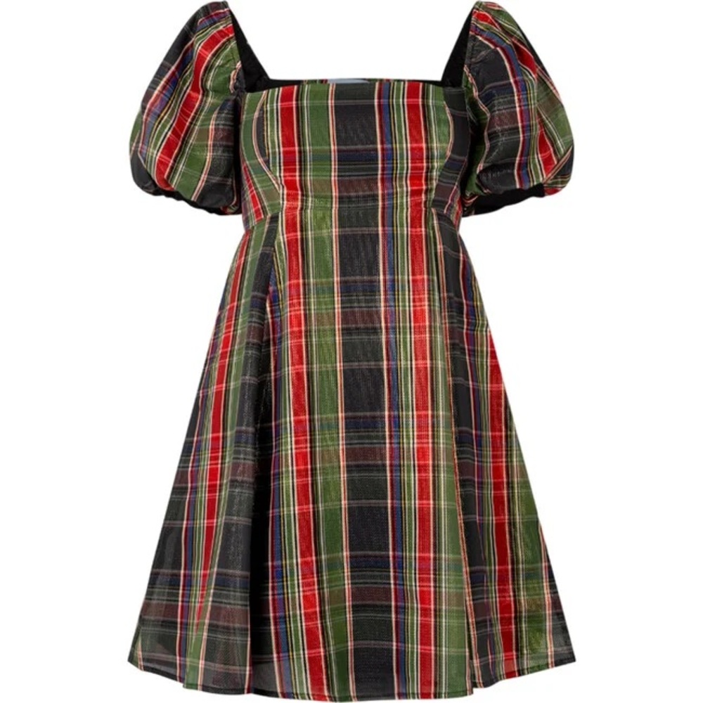 Hill House Matilda Mini Dress in Tartan